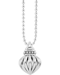 Lagos Fluted Pendant Necklace 34l