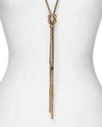 Aqua Knot Tassel Pendant Necklace 28