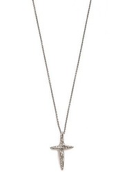Alexis Bittar Liquid Cross Pendant Necklace