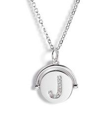 Lulu DK Love Letters Initial Spinning Pendant Necklace