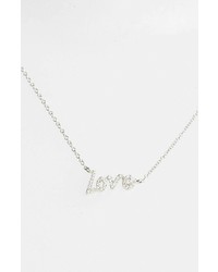 Meira T Meirat Dazzling Diamond Love Pendant Necklace