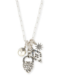 Lulu Frost Mixed Crystal Charm Necklace