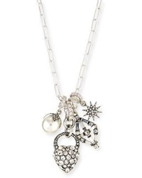 Lulu Frost Mixed Crystal Charm Necklace