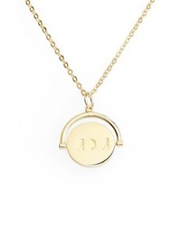 Lulu DK Mom Love Letters Spinning Pendant Necklace