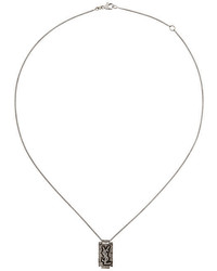 Saint Laurent Monogram Charm Necklace
