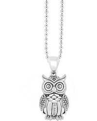 Lagos Rare Wonders Owl Pendant Necklace