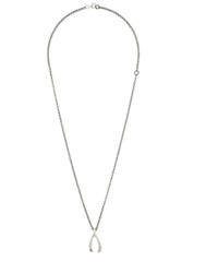 Rosa Maria Wishbone Diamond Pendant Necklace