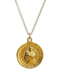 Dogeared Saint Francis Pendant Necklace