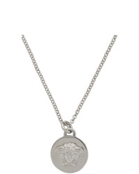 Versace Silver Medusa Pendant Necklace
