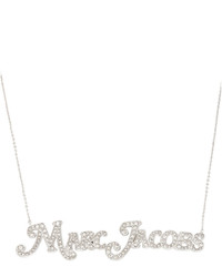Marc Jacobs Silver New York Magazine Edition The Nameplate Pendant Mj Necklace
