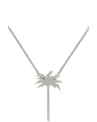 Palm Angels Silver Palm Tree Necklace
