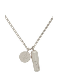 Ambush Silver Pill Charm Necklace