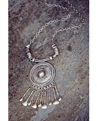 Free People Silver Shield Statet Pendant