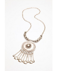 Free People Silver Shield Statet Pendant