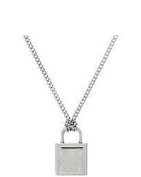 Steel By Design Stainless Steel Lock Pendant With 18 Chain