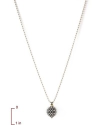 Lagos Sterling Silver Ball Long Pendant Necklace