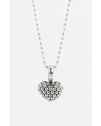 Lagos Sterling Silver Heart Long Strand Pendant Necklace