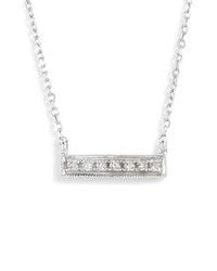 Dana Rebecca Designs Sylvie Rose Diamond Bar Pendant Necklace