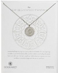 Dogeared The New Beginnings Mandala Pendant Necklace