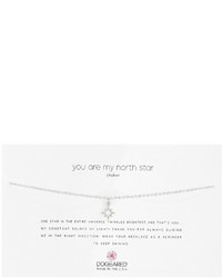 Dogeared You Are My North Star Choker Necklace Open North Star Charm Necklace