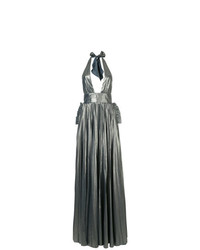 Maria Lucia Hohan Halterneck Pleated Design Gown
