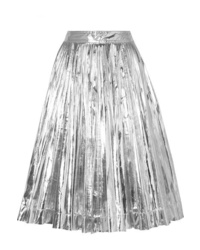 Calvin Klein 205W39nyc Pleated Lam Midi Skirt