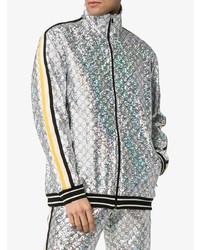 Gucci Laminated Sparkling Gg Jacket