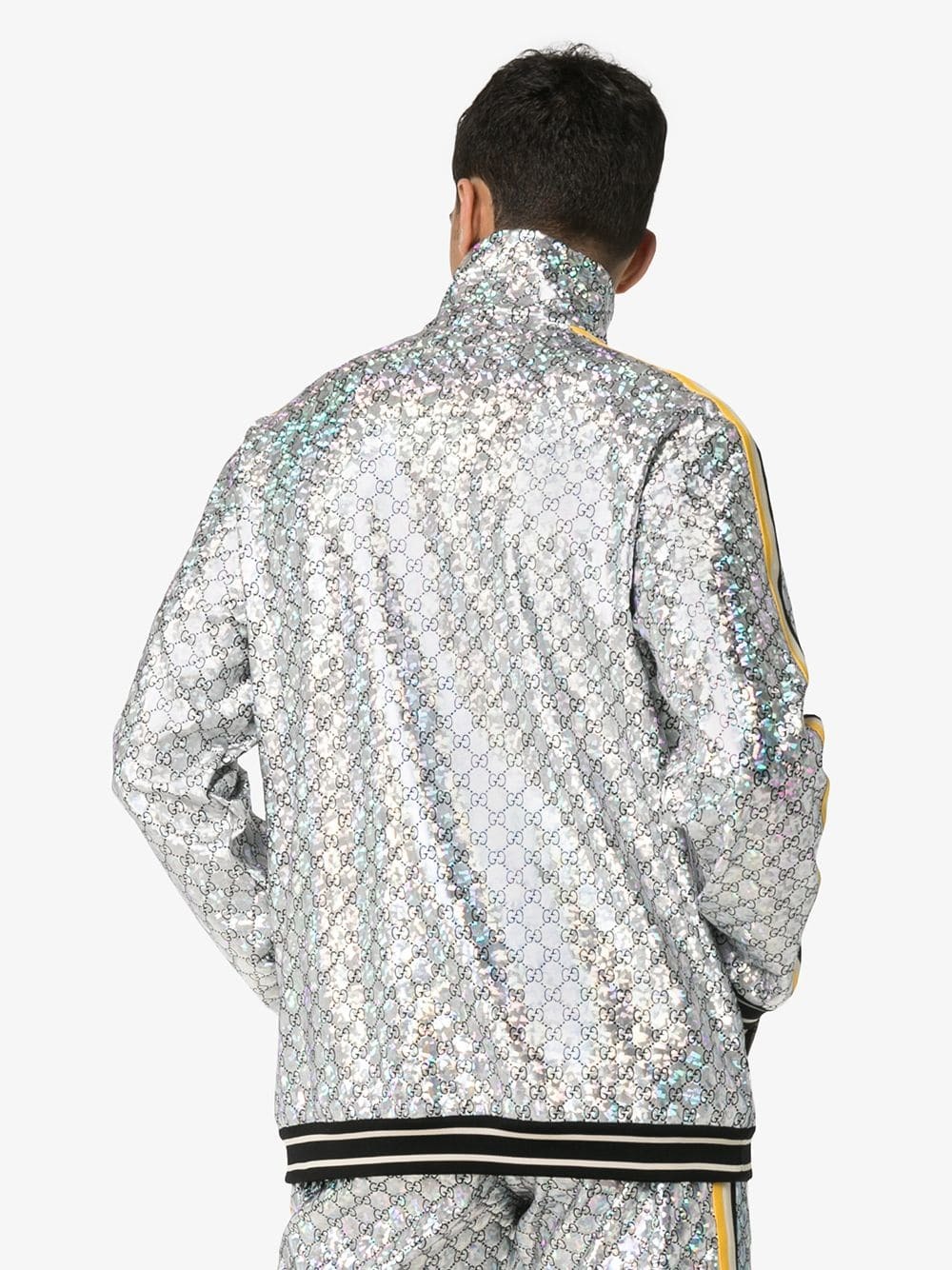 Gucci clearance laminated jacket