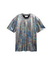 Topman Metallic Print T Shirt
