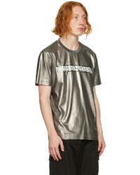 Versace Silver Metallic T Shirt