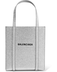 Balenciaga Everyday Xxs Aj Printed Glittered Leather Tote