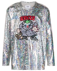 Doublet Holographic Print Long Sleeved T Shirt