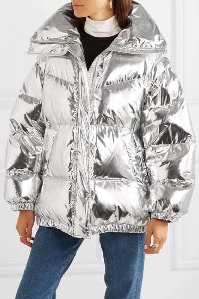 MM6 MAISON MARGIELA Oversized Quilted Metallic Shell Down