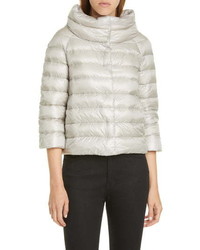 Herno Quilted Down Crop Puffer Jacket