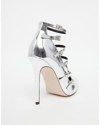 Asos Personalise Caged Pointed High Heels