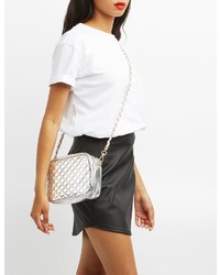 Charlotte Russe Quilted Crossbody Bag