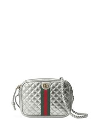 Gucci Quilted Metallic Leather Crossbody Bag