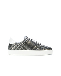 burberry sneakers womens silver