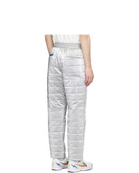 Ambush Silver Quilted Lounge Pants