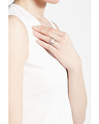 Delfina Delettrez 18kt White Gold Ring With Marquise Aquamarine