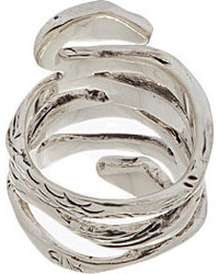 Aurelie Bidermann Aurlie Bidermann Silver Plated Mamba Ring