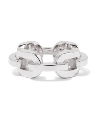 Jennifer Fisher Chain Link Silver And Rhodium Plated Ring
