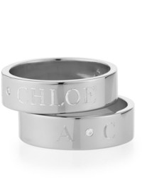 Sarah Chloe Ciela Personalized Ring With Diamond