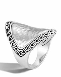 John Hardy Classic Chain Silver Heritage Marquis Ring