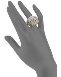 John Hardy Classic Chain Sterling Silver Dome Ring