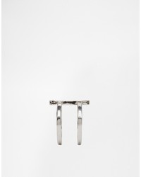 Asos Collection Double Cross Ring