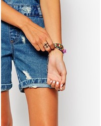 Asos Collection Double Cross Ring