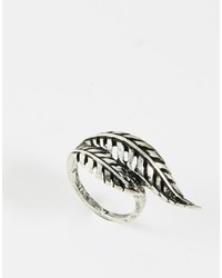 Asos Collection Double Leaf Ring