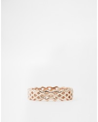 Asos Collection Pack Of 3 Braid Toe Rings
