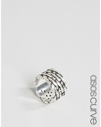 Asos Curve Curve Woven Ring